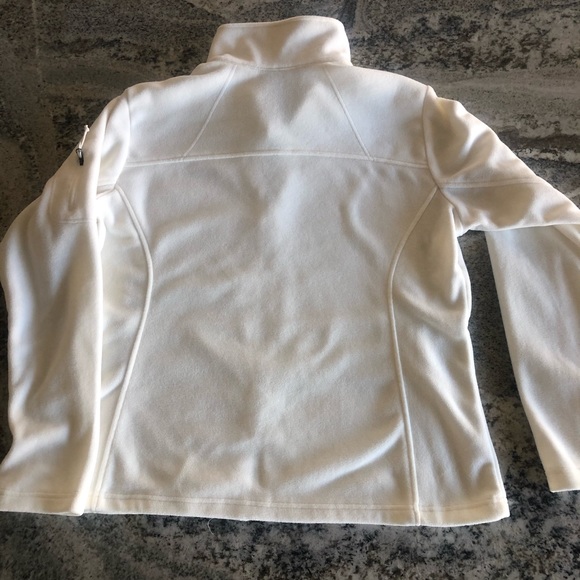 Winter white Womens Columbia fleece jacket - Picture 8 of 8